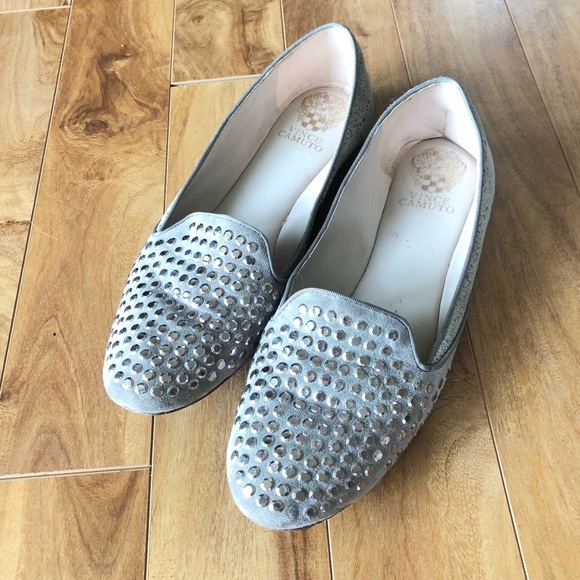 Vince Camuto Sparkly Rhinestone Loafers - Picture 3 of 7